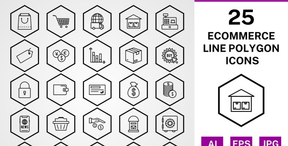 Набор иконок на тему shopping