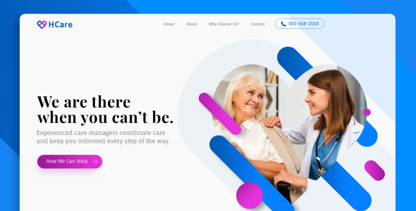 PSD шаблон на тему медицина