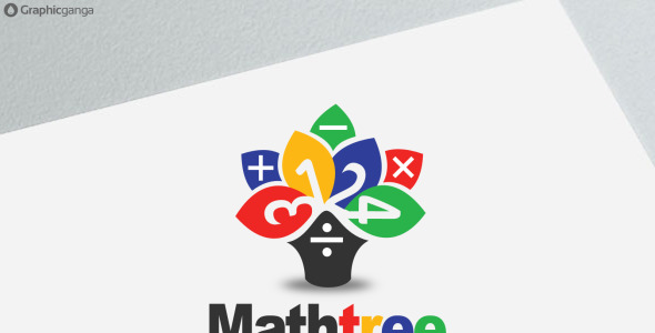 Шаблон логотипа на тему графика