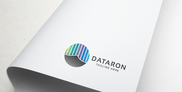 Шаблон логотипа на тему графика