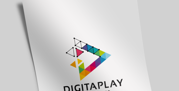 Шаблон логотипа на тему графика