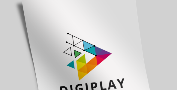 Шаблон логотипа на тему графика