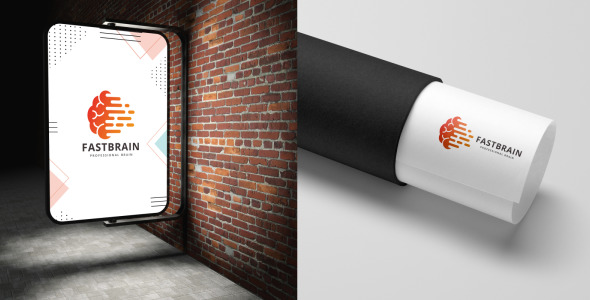 Шаблон логотипа на тему графика