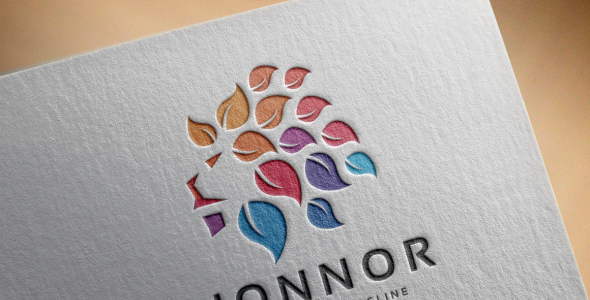 Шаблон логотипа на тему графика