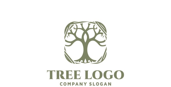 Шаблон логотипа на тему графика