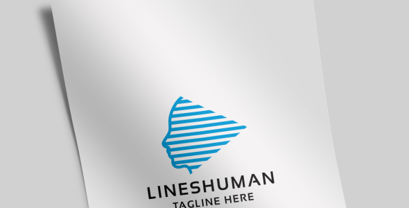 Шаблон логотипа на тему графика