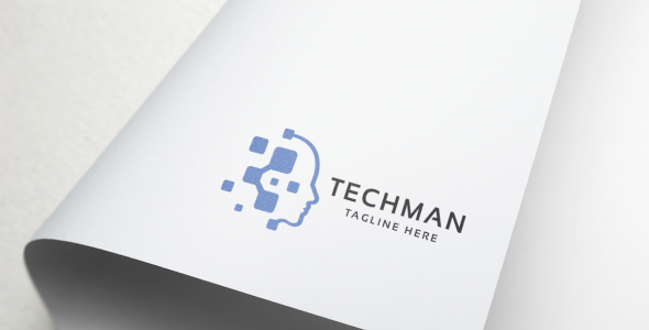 Шаблон логотипа на тему графика