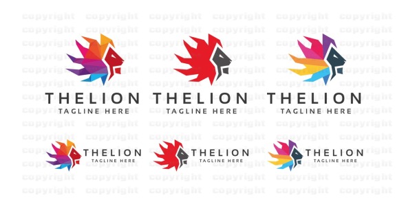 Шаблон логотипа на тему графика