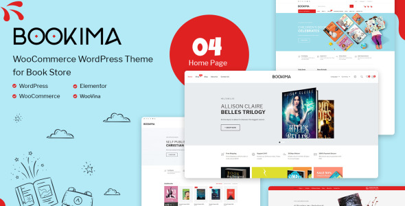 Theme for Book Store WooCommerce Theme
