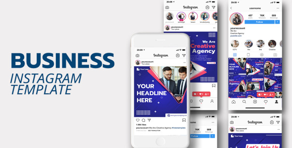 Шаблон для соцсетей на тему графика