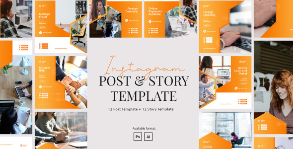 Шаблон для соцсетей на тему графика