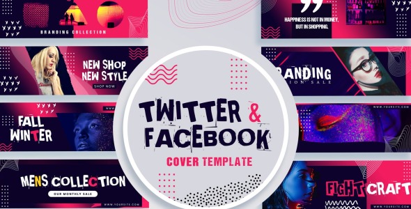 Шаблон для соцсетей на тему графика