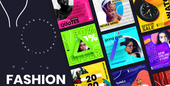 Шаблон для соцсетей на тему графика