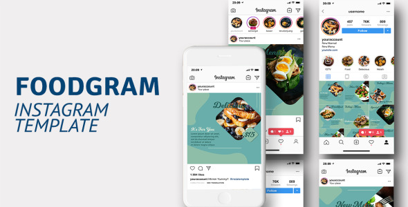 Шаблон для соцсетей на тему графика