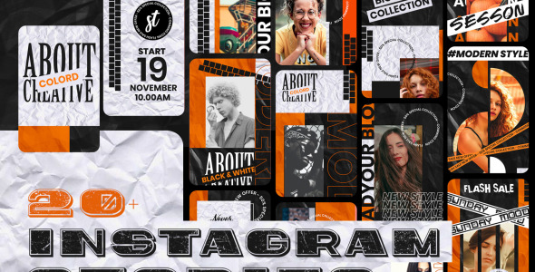 Шаблон для соцсетей на тему графика