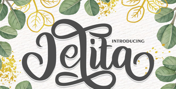 Шрифт на тему графика