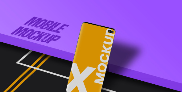 Мокап для продукта на тему графика