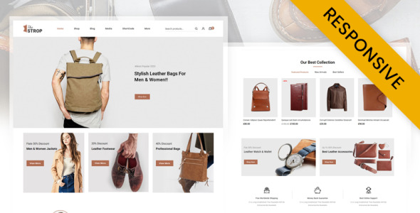 Leather Fashion Store WooCommerce Theme