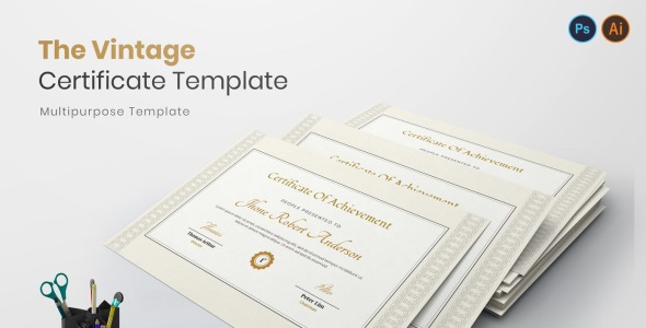 Шаблон сертификата на тему графика