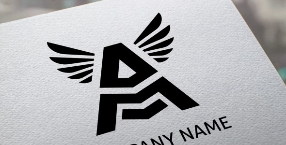 Шаблон логотипа на тему графика