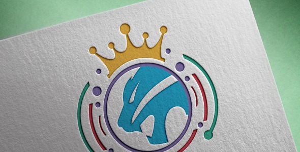 Шаблон логотипа на тему графика