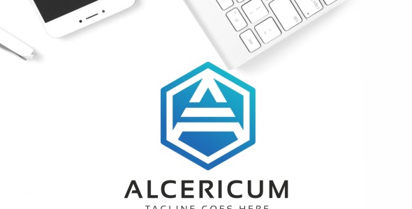 Шаблон логотипа на тему графика