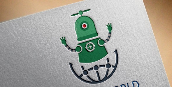 Шаблон логотипа на тему графика