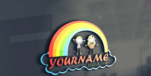 Шаблон логотипа на тему графика