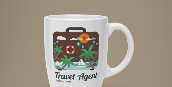 Шаблон логотипа на тему графика