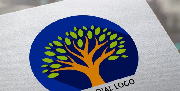 Шаблон логотипа на тему графика