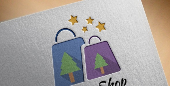 Шаблон логотипа на тему графика