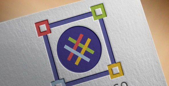 Шаблон логотипа на тему графика