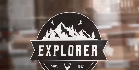 Шаблон логотипа на тему графика