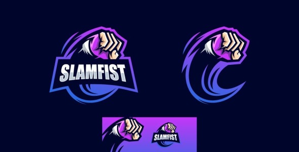 Шаблон логотипа на тему графика