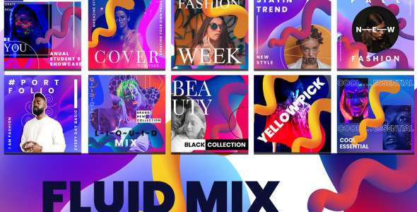 Шаблон для соцсетей на тему графика