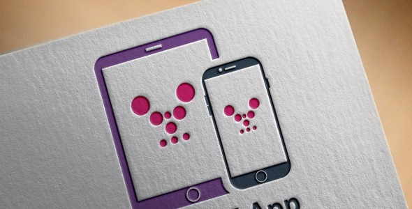 Шаблон логотипа на тему графика