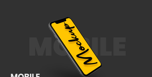 Мокап для продукта на тему графика