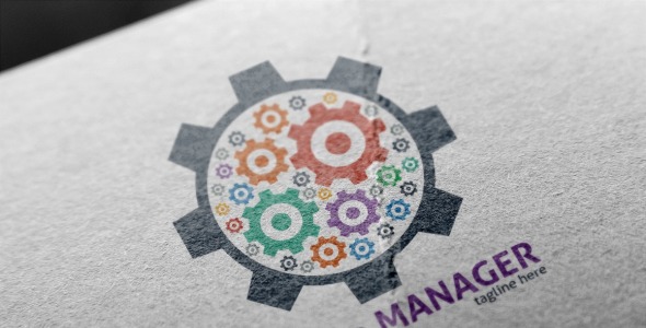 Шаблон логотипа на тему графика