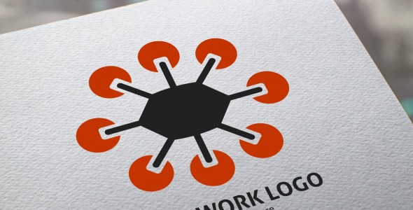 Шаблон логотипа на тему графика