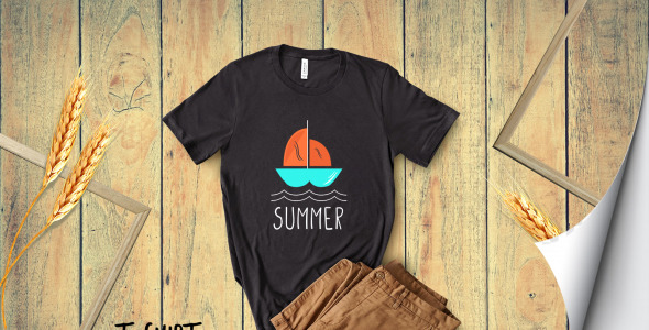 Мокап для продукта на тему графика