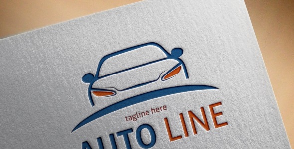 Шаблон логотипа на тему графика