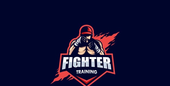 Шаблон логотипа на тему графика