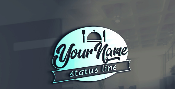 Шаблон логотипа на тему графика