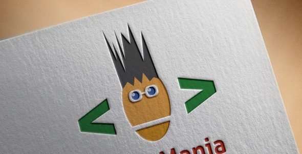 Шаблон логотипа на тему графика