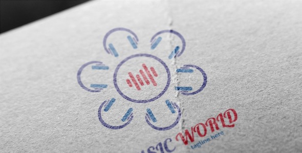 Шаблон логотипа на тему графика