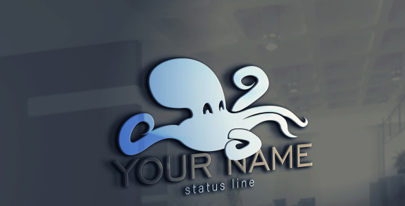 Шаблон логотипа на тему графика