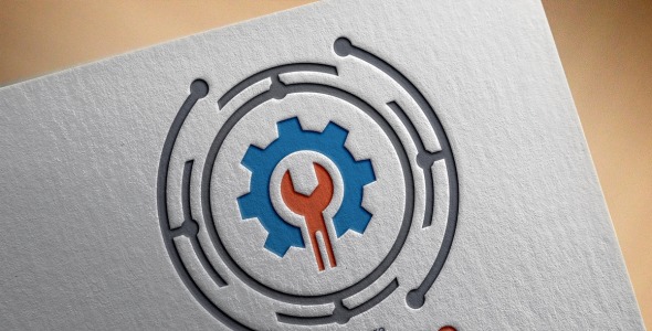 Шаблон логотипа на тему графика