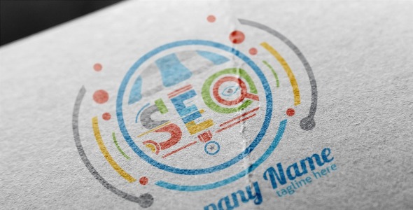 Шаблон логотипа на тему графика