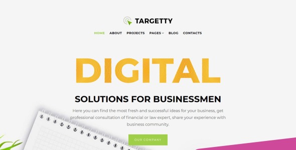 необычное рекламное агентство moto cms 3 шаблон