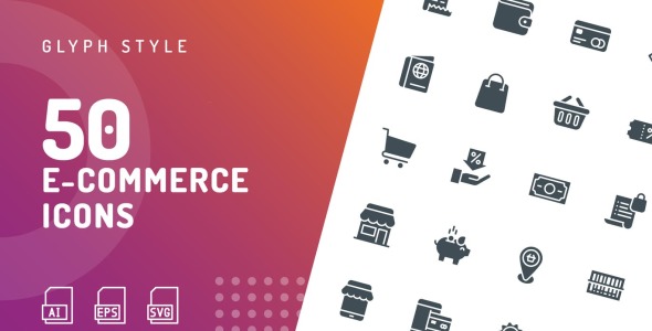 Набор иконок на тему shopping